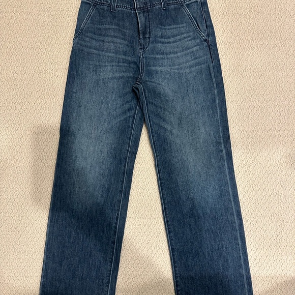 Pilcro Pants - Pilcro Wide Denim Trousers from Anthropology